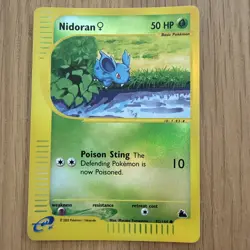Nidoran (f) - 82/144 - Reverse Holo Near Mint Skyridge - Image 1