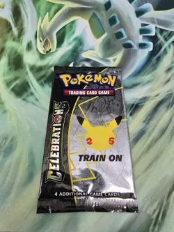 NEW 2021 Factory Sealed Pokemon 25th Anniversary Celebrations Booster Pack TCG - Image 3