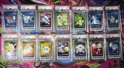 Pokemon Carddass 1997 Japanese Lot of 14 PSA Graded Slabs (Graded 6 and up) - Image 2