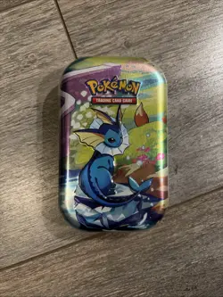 Pokemon TCG Vaporeon Mini Tin Prismatic Evolutions – Factory Sealed Unopened - Image 1