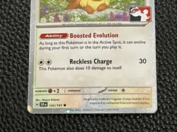 Play! Pokemon Prize Pack Series 7 Surging Sparks Cosmo Holo Eevee 143/191 - Image 3