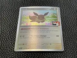 Play! Pokemon Prize Pack Series 7 Surging Sparks Cosmo Holo Eevee 143/191 - Image 4