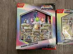 Pokemon TCG: Prismatic Evolutions Binder Collection & Poster Bundle Sealed - Image 4