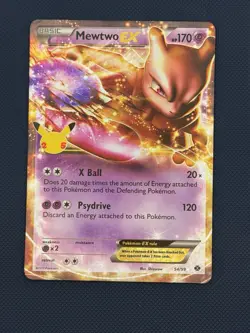 Mewtwo EX 54/99 Classic Collection Celebrations: Classic Collection Pokemon LP - Image 1