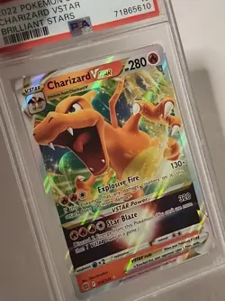 Pokemon Brilliant Stars PSA 10 Charizard VSTAR 018/172🔥 celebrations etb ultra - Image 3