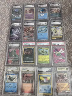 Bulk Lot 16x graded pokemon slabs (assorted companies) CGC PSA AGS Beckett - Image 1