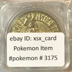 Pokemon Bandai Metal Battle Gold Coin Medal - Nintendo - Mewtwo Unused #3175 - Image 1