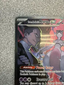 Pokemon Team Rocket's Mewtwo ex 231/182 -Destined Rivals- Full Art Holo SIR EX - Image 3