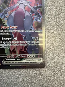 Pokemon Team Rocket's Mewtwo ex 231/182 -Destined Rivals- Full Art Holo SIR EX - Image 5
