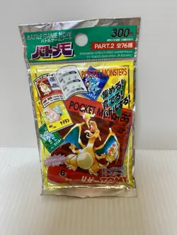 Rare Pokemon Tomy Battle Game Note Pocket Monsters Part.2 Sealed US Seller - Image 1