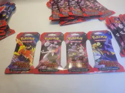 4 Packs ~ Pokemon TCG Scarlet & Violet Destined Rivals Sleeved Booster Art Set - Image 1