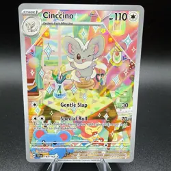 Pokemon TCG Cinccino 183/162 Illustration Rare Holo NM/M - Temporal Forces - Image 1