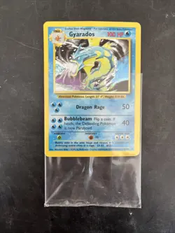 1999 Pokemon Base Set Gyarados 6/102 Holo Rare - OG Vintage - LP/MP - Image 1