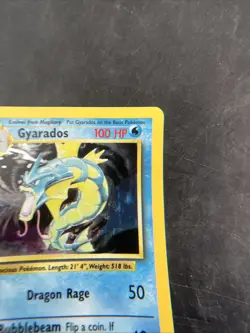 1999 Pokemon Base Set Gyarados 6/102 Holo Rare - OG Vintage - LP/MP - Image 5