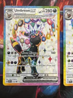 Umbreon 176 & Espeon 175 - Pokemon Prismatic Promo Lot Nm/m Full Art - Image 2