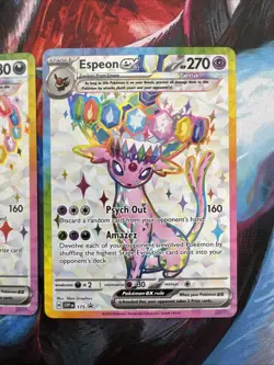 Umbreon 176 & Espeon 175 - Pokemon Prismatic Promo Lot Nm/m Full Art - Image 3
