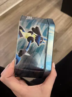 EMPTY Lucario Diamond & Pearl Tin 2009 Pokemon TCG - Image 3