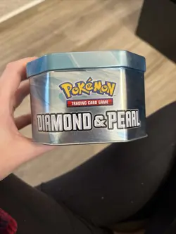EMPTY Lucario Diamond & Pearl Tin 2009 Pokemon TCG - Image 5