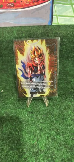 Dragon Ball Super Card Game 2nd Anniversary GOLD Energy Marker E-129 SSJ Gogeta - Image 1