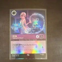 Disney Lorcana Elsa Exploring the Unknown Holo Card Lot Dreamborn Hero QueenEpic - Image 1