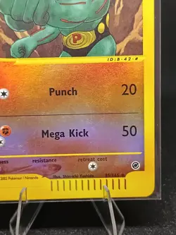 Machoke 85/165 Expedition 2002 Pokemon Card Uncommon Reverse Holo - Image 4