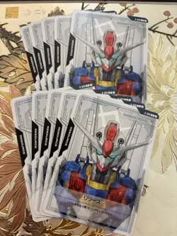 10x Japanese Gundam Card Game R-009: Resource (Gundam Aerial) New Type Rising - Image 1