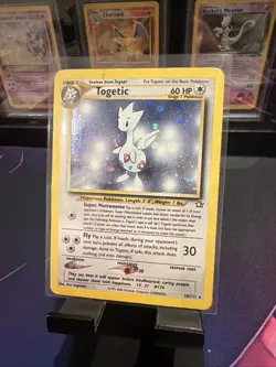item is a 2000 Pokemon TCG Neo Genesis Holo Rare Togetic card. - Image 1