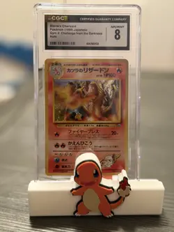 Pokemon Blaine's Charizard Gym 2 Challenge 1999 CGC 8 Holo Japanese Card - Image 3
