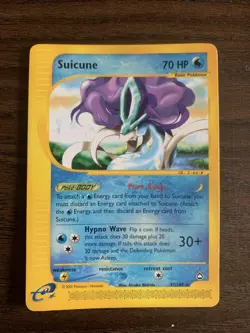 Pokemon Card - Suicune Aquapolis 37/147 Non Holo Rare HP - Image 1