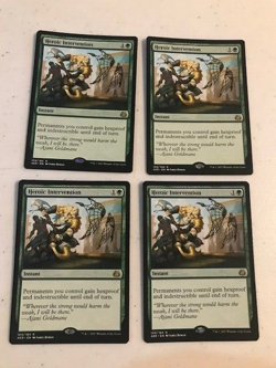 Magic the Gathering Heroic Intervention X 4 Aether Revolt Regular - Image 1
