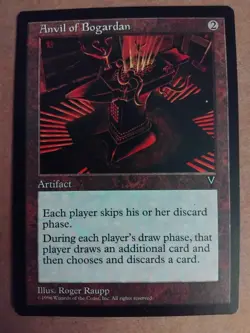 Anvil of Bogardan - Magic The Gathering MTG - Visions Rare - LP - Reserved List - Image 1