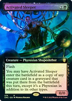 MTG FOIL Activated Sleeper - Dominaria United Commander #074 - Image 1