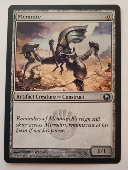 1x Memnite Scars of Mirrodin MTG Magic the Gathering LP - Image 1