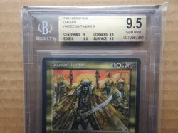 Hazezon Tamar Italian BGS 9.5 GEM MINT [Legends] Mtg Magic Free Tracking! - Image 2