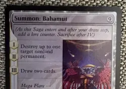 Magic the Gathering MTG Final Fantasy Summon Bahamut 1 Regular - Image 2