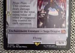 Magic the Gathering MTG Final Fantasy Summon Bahamut 1 Regular - Image 3