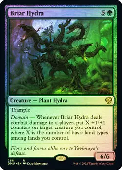 MTG FOIL Briar Hydra - Dominaria United #286 - Image 1