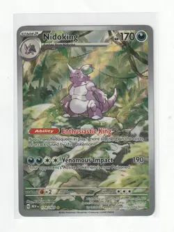 Nidoking 174/165 Pokemon TCG Sv: Scarlet & Violet 151 IR Full Art Near Mint - Image 1