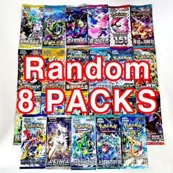 Pokemon RANDOM Booster 8 Packs(KOREAN) New Factory Sealed 151 Evolving Skies etc - Image 1