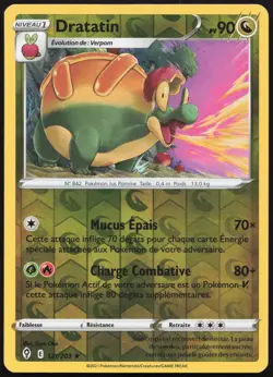 Carte Pokemon Dratatin 121/203 Reverse Evolution Celeste Francais - Image 1