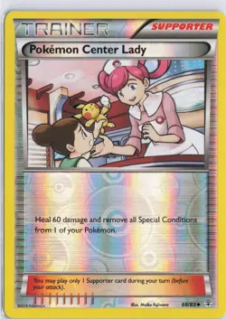 Pokemon Center Lady 68/83 Generations Reverse Holo LP - Image 1