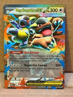 Mega Kangaskhan ex 182/132 SIR Pokemon TCG ME01 Mega Evolution MINT - Image 3