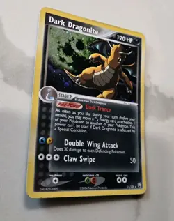 2004 Pokemon EX Team Rocket Returns Dark Dragonite Holo #15/109 - Image 3