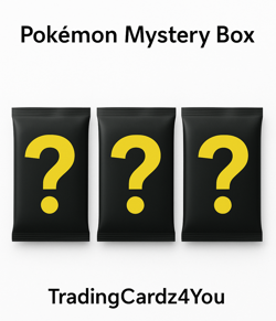 Pokemon Mystery Box – 3 Mystery Booster Packs | Guaranteed Sealed Authentic Pack - Image 1