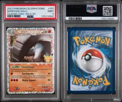 2021 POKEMON CELEBRATIONS CLASSIC COLL #107 DONPHAN-HOLO PSA 9 - Image 3