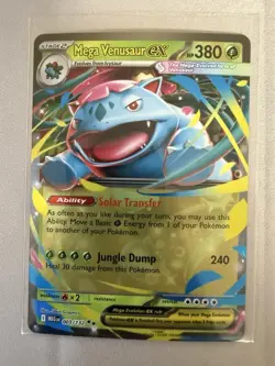 Pokemon TCG Mega Venusaur Ex Double Rare Holo Eng Mega Evolution 003/132 - Image 1