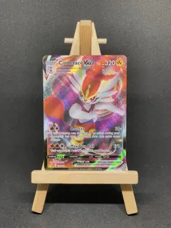 Cinderace VMAX 036/192 Holo Rare VMAX Rebel Clash Pokemon NM - Image 1