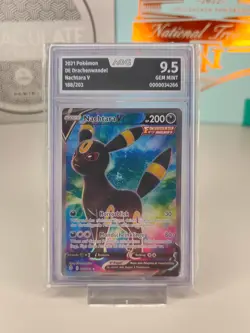 Pokemon Nachtara V 188/203 AOG 9,5 - Schwert & Schild Drachenwandel - Deutsch - Image 1