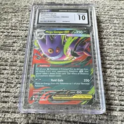 Pokemon Mega Gengar EX Phantasmal Flames Double Rare Holo CGC 10 056/094 350 HP - Image 1