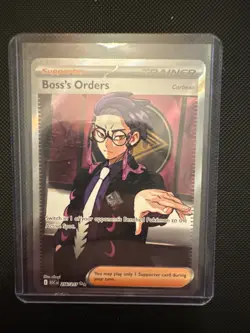 Boss’s Orders 256/217 Ultra Rare Full Art Pokemon TCG Ascended Heroes Mint - Image 1
